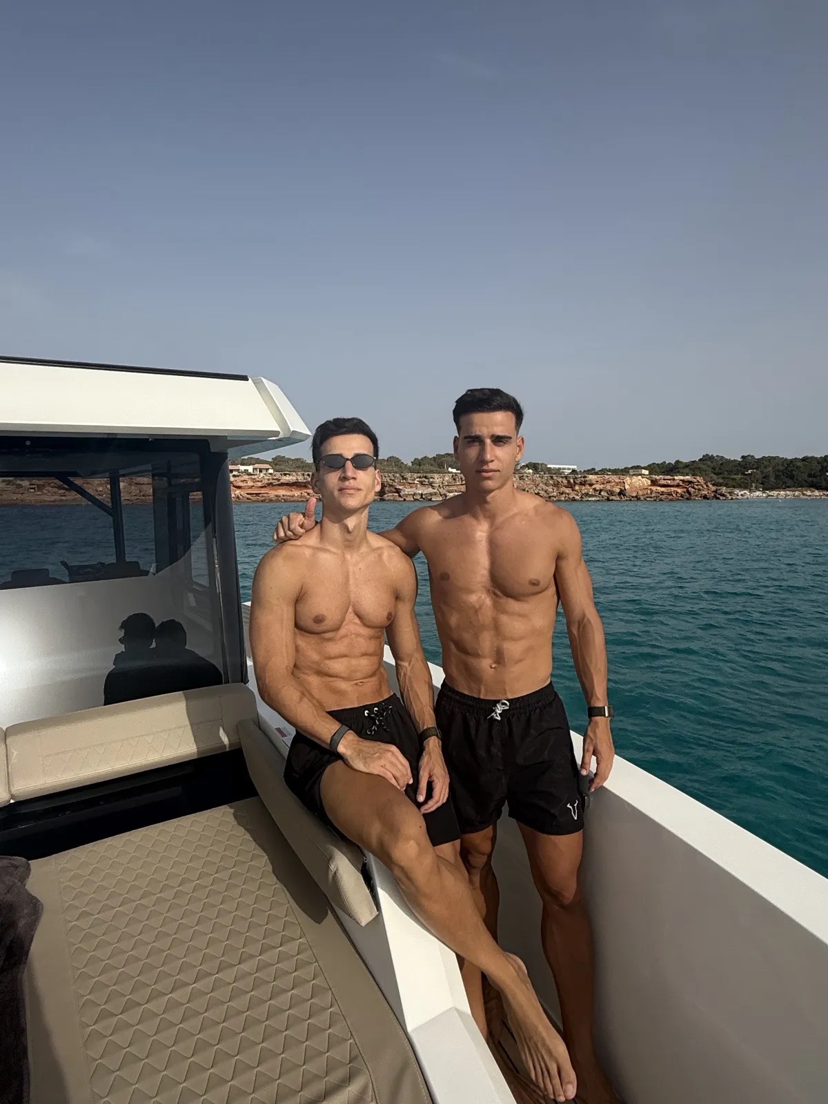Alberto and Alejandro Rosas together outdoors