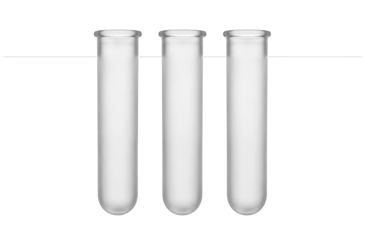 Substance screening glass anatomy illustration